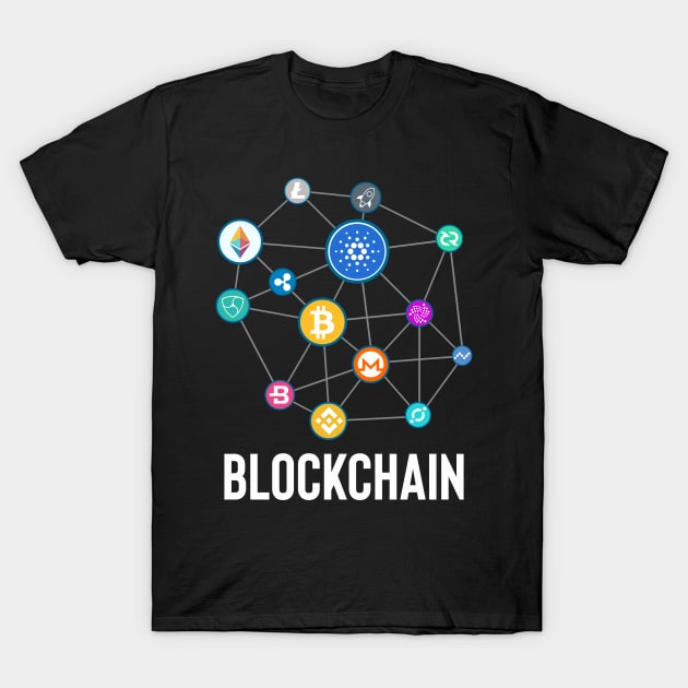 blockchain T-Shirt by WiZ Collections